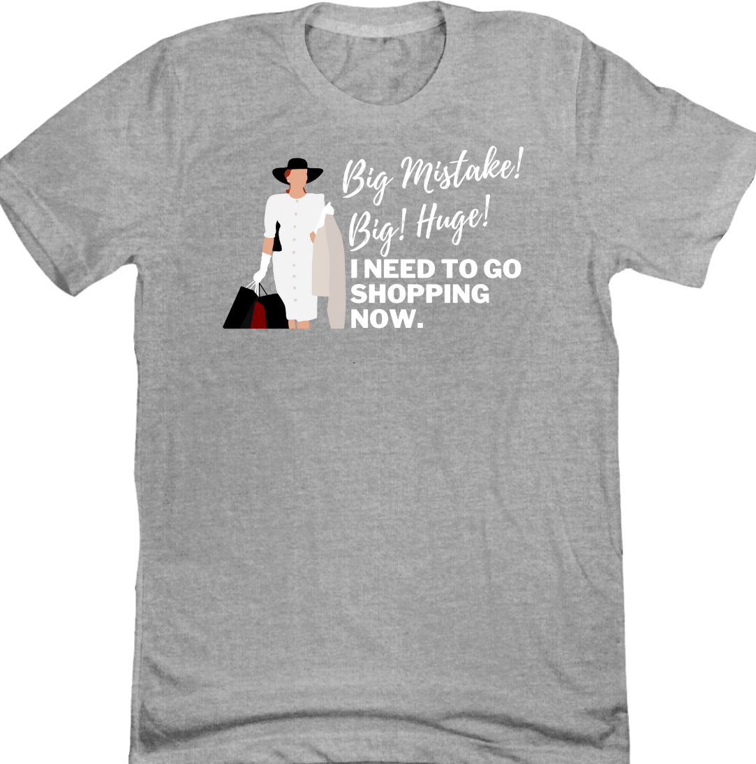 Big Mistake Dressing Festive grey tee