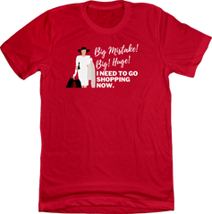 Big Mistake Dressing Festive red tee