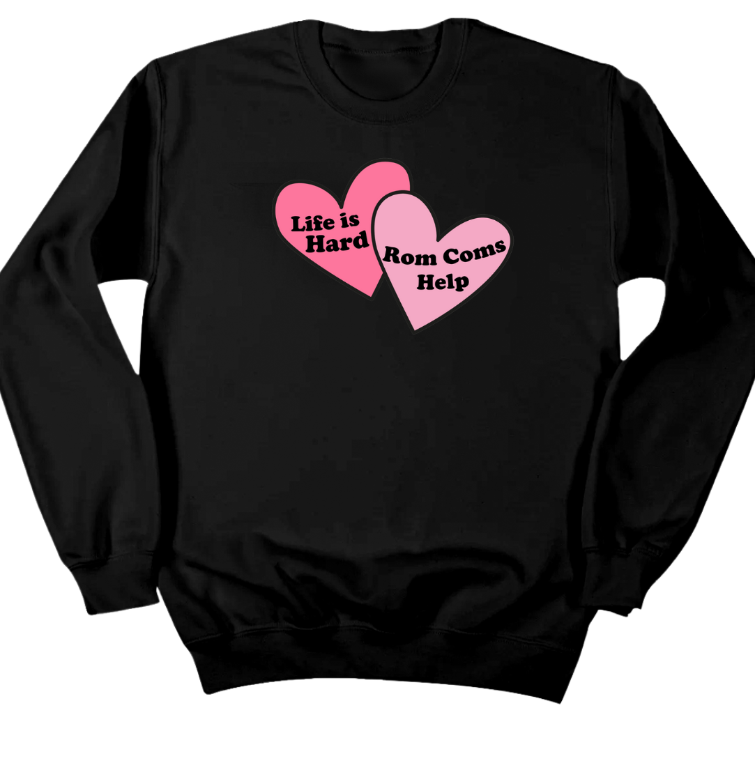 Life's Hard Rom Com's Help Dressing Festive black crew