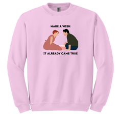 Dressing Festive Make a Wish pink crew