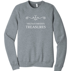Hilda's Hidden Treasures Dressing Festive grey crew