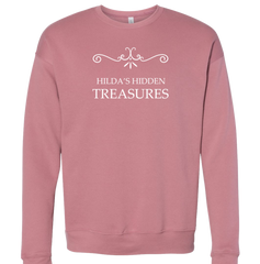 Hilda's Hidden Treasures Dressing Festive mauve crew
