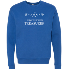 Hilda's Hidden Treasures Dressing Festive blue crew