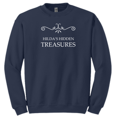 Hilda's Hidden Treasures Dressing Festive navy crew