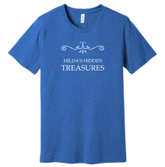 Hilda's Hidden Treasures Dressing Festive blue tee