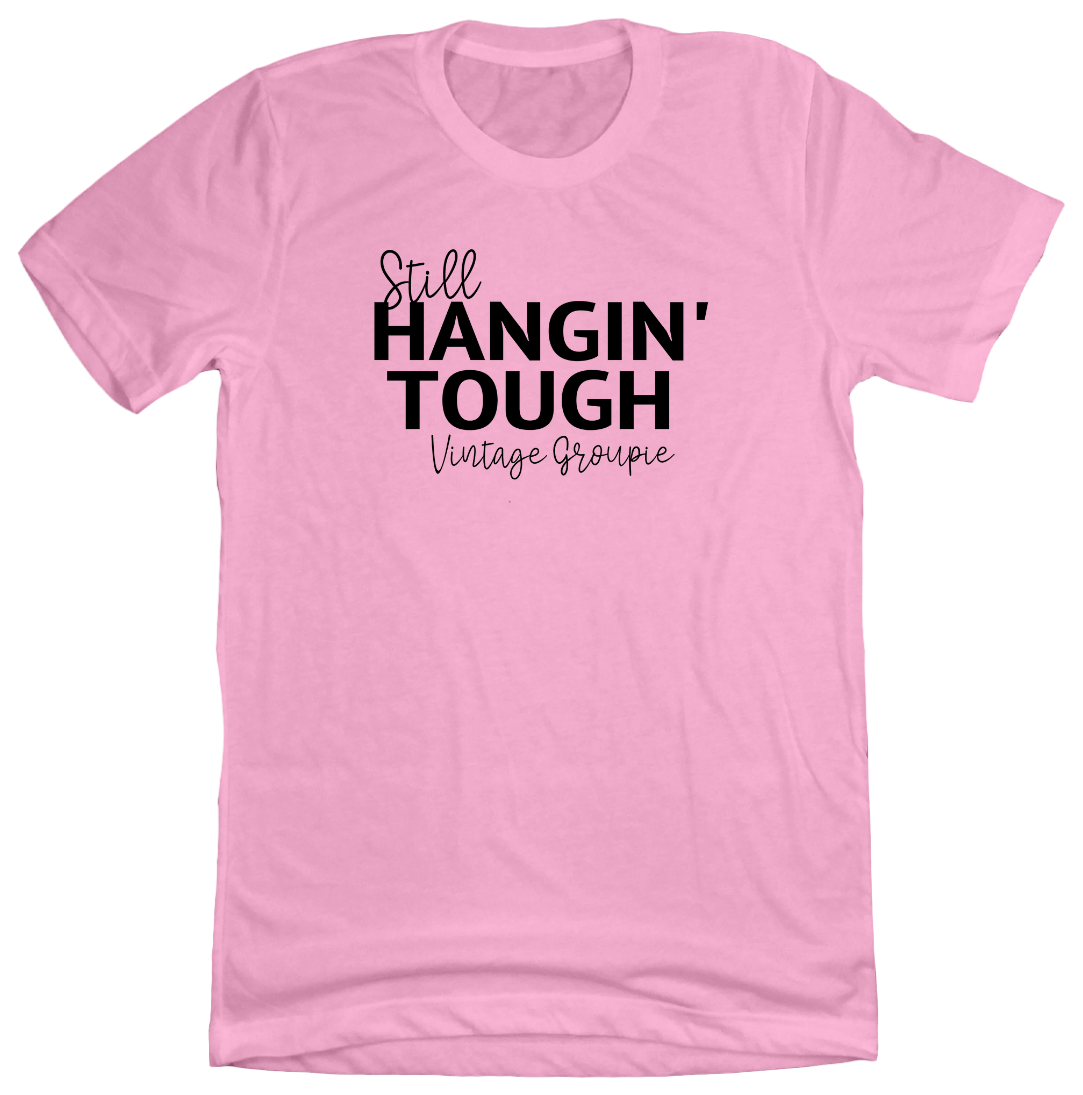 NKOTB Vintage Groupie Dressing Festive pink tee