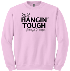 NKOTB Vintage Groupie Dressing Festive pink crew