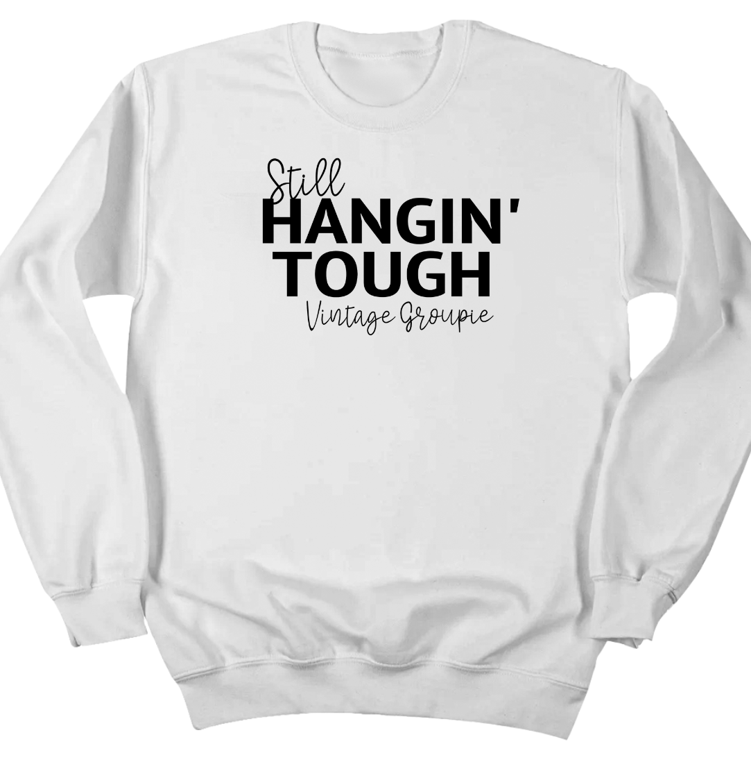 NKOTB Vintage Groupie Dressing Festive white crew