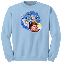 Still Waiting for Zack Morris Dressing Festive light blue tee