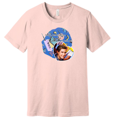 Still Waiting for Zack Morris Dressing Festive pink tee