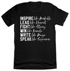Black Female Leaders Dressing Festive black tee