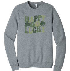 Happy Go Lucky Dressing Festive grey crewneck