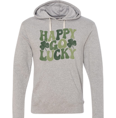 Happy Go Lucky Dressing Festive grey hoodie