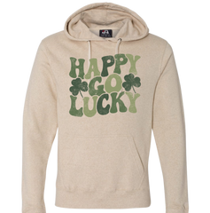 Happy Go Lucky Dressing Festive oatmeal hoodie