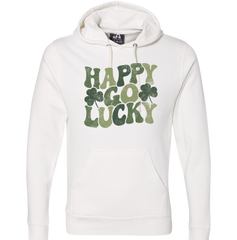 Happy Go Lucky Dressing Festive white hoodie