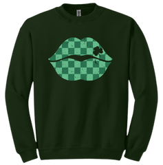 St. Patty's Lips Dressing Festive Crewneck