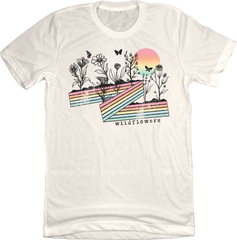 Wildflowers Retro Dressing Festive natural white T-shirt