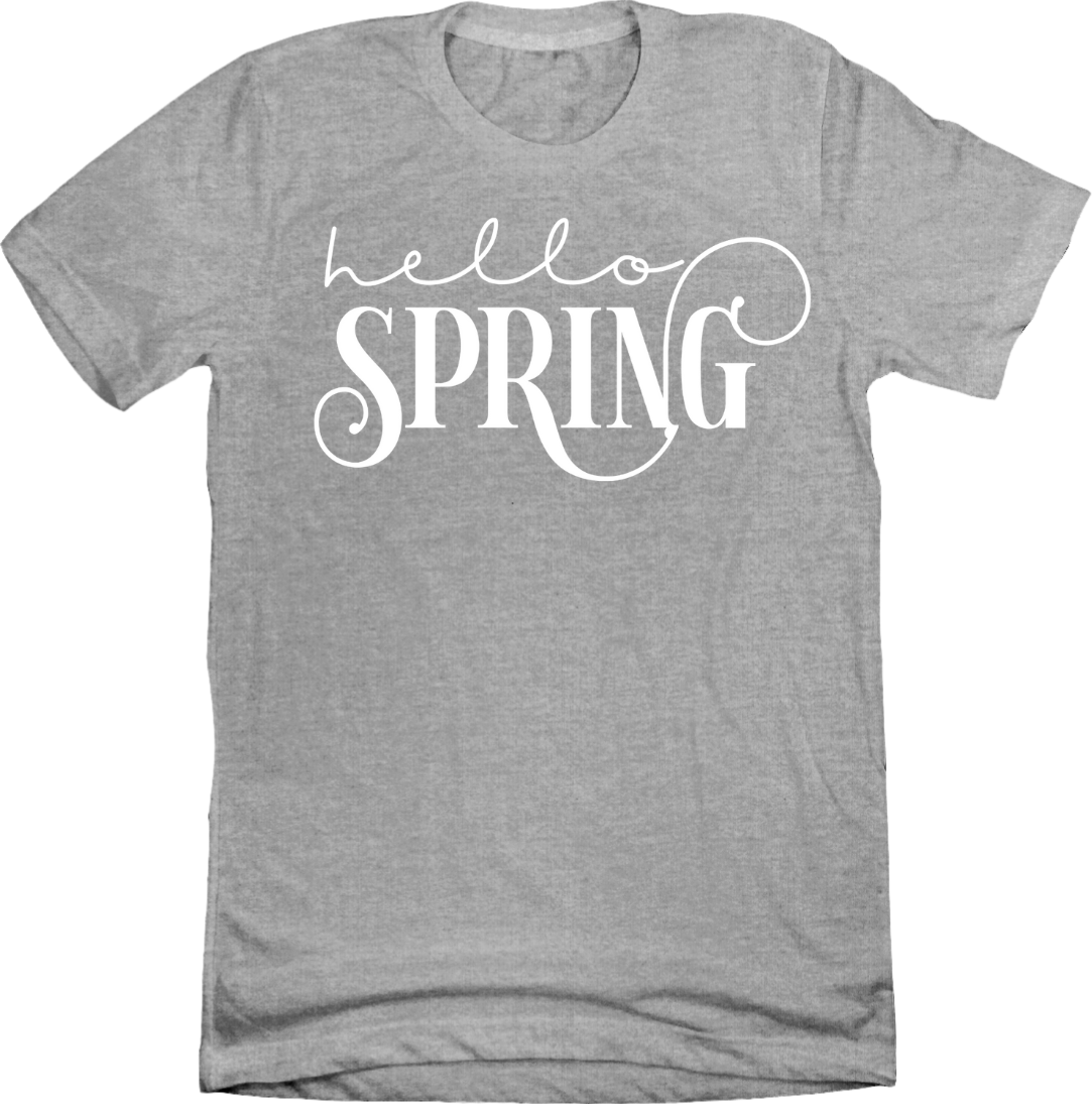 Hello Spring Dressing Festive T-shirt grey