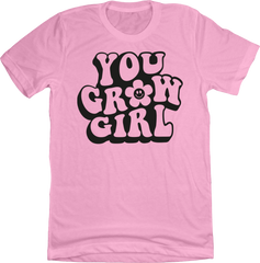 Dressing Festive You Grow Girl T-shirt pink