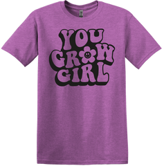 Dressing Festive You Grow Girl T-shirt purple