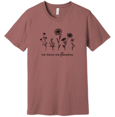 Dressing Festive No Rain No Flowers T-shirt mauve