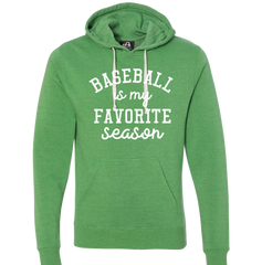 Baseball is My Favorite Season hoodie Dressing Festive green
