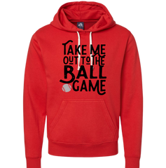 Take Me Out to the Ball Game Dressing Festive red hoodie