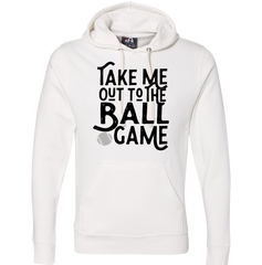 Take Me Out to the Ball Game Dressing Festive white Hoodie
