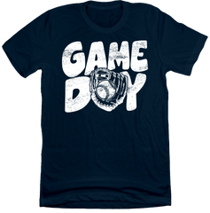Baseball Game Today navy T-shirt Dressing Festive