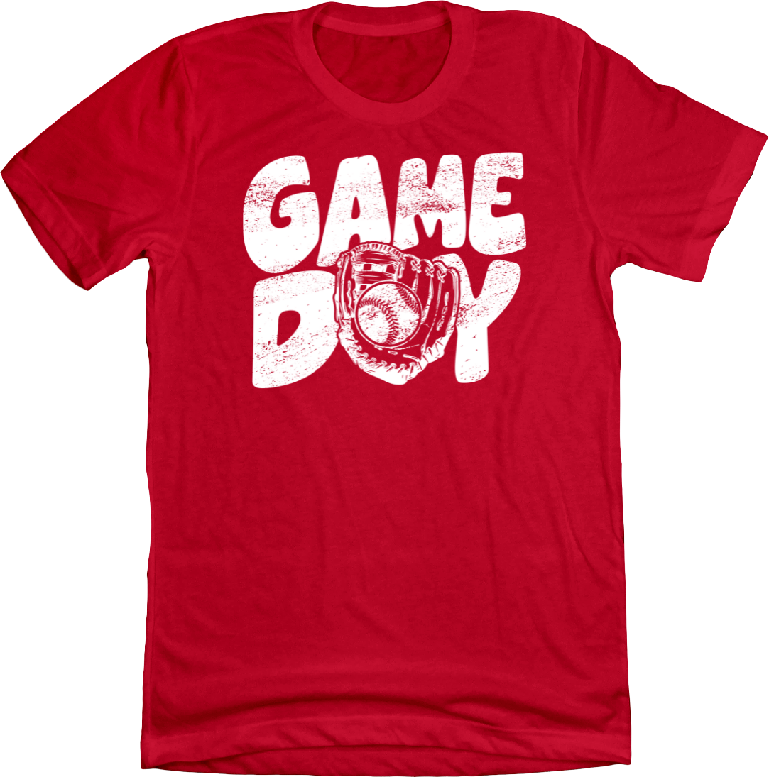 Baseball Game Today red T-shirt
