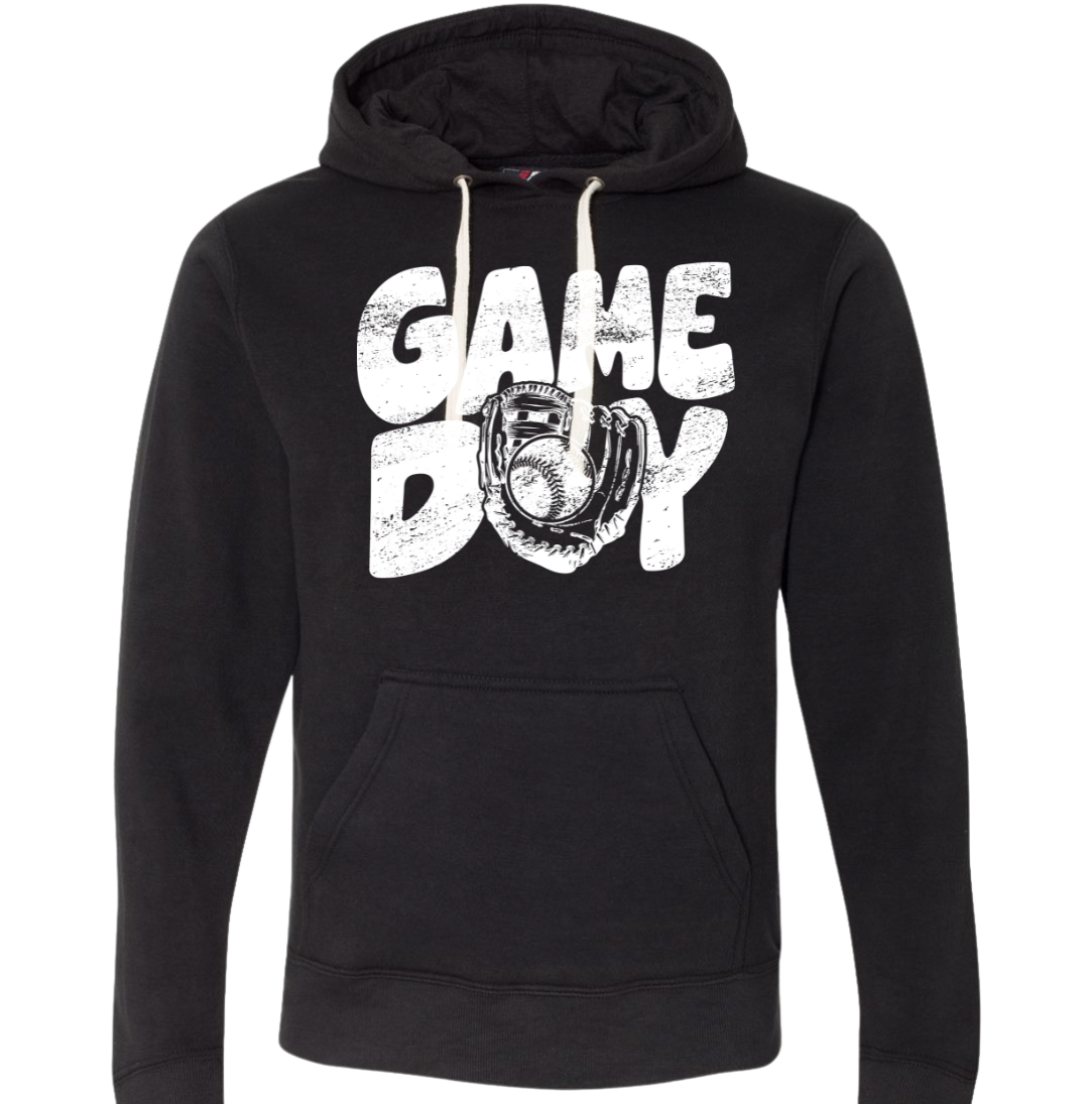 Baseball Game Today black hoodie Dressing festive