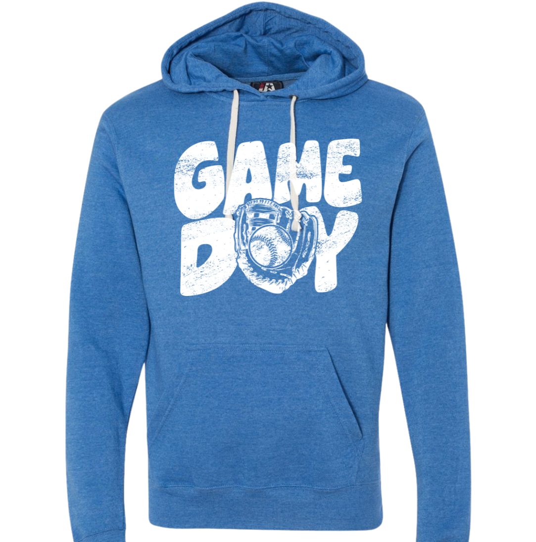 Baseball Game Today blue hoodie