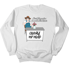 Steel Magnolias is an Easter Movie Dressing Festive crewneck white