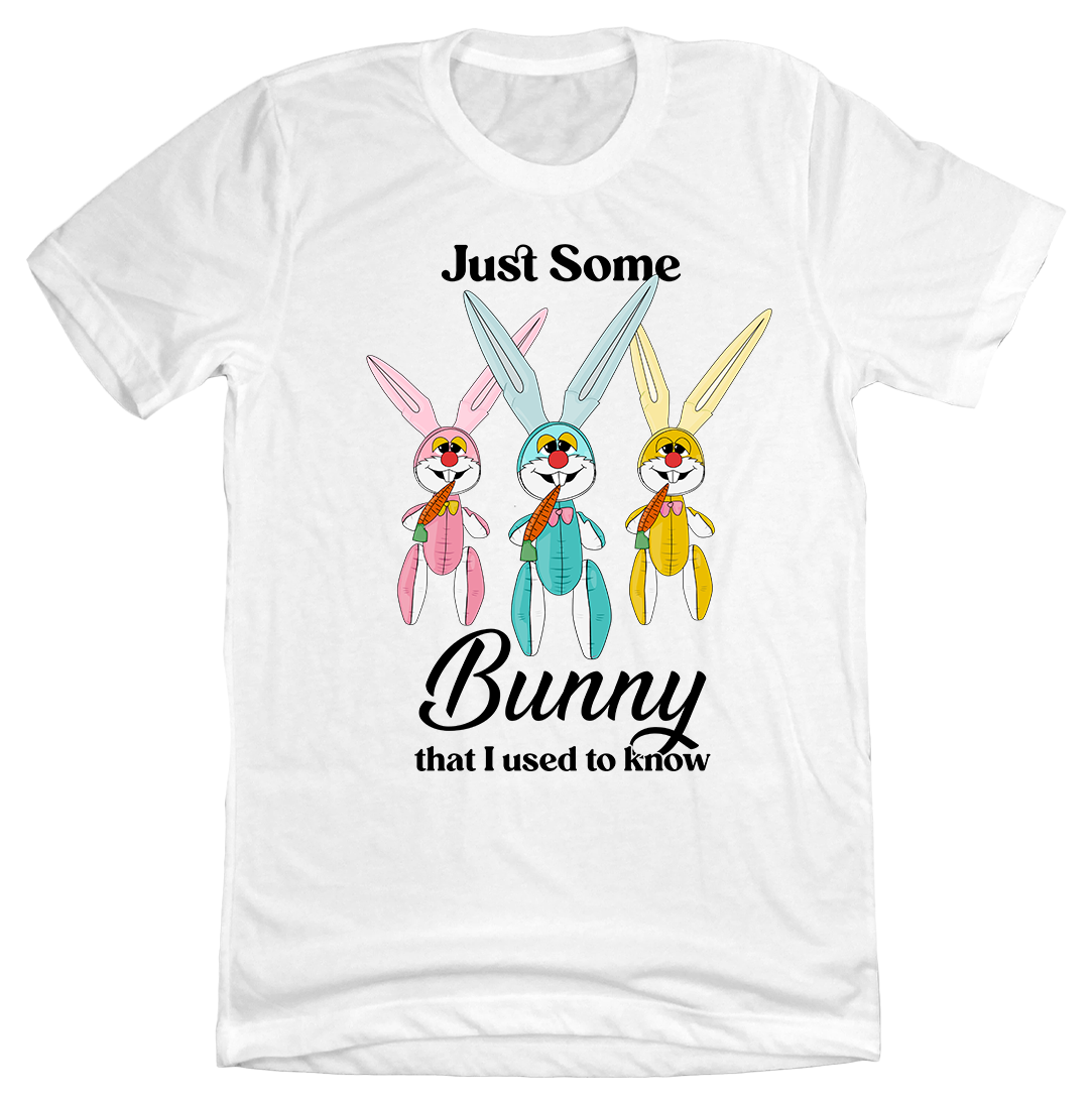 Just Some Bunny I Used to Know Dressing Festive white T-shirt