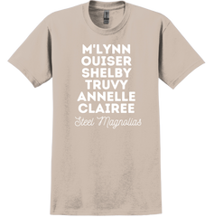 Steel Magnolia's Cast Names Dressing Festive T-shirt sand