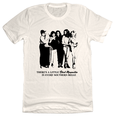 Steel Magnolias Southern Belle T-shirt Dressing Festive natural white
