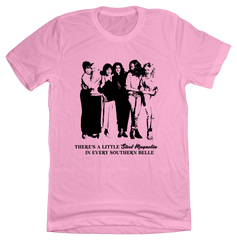 Steel Magnolias Southern Belle T-shirt Dressing Festive pink