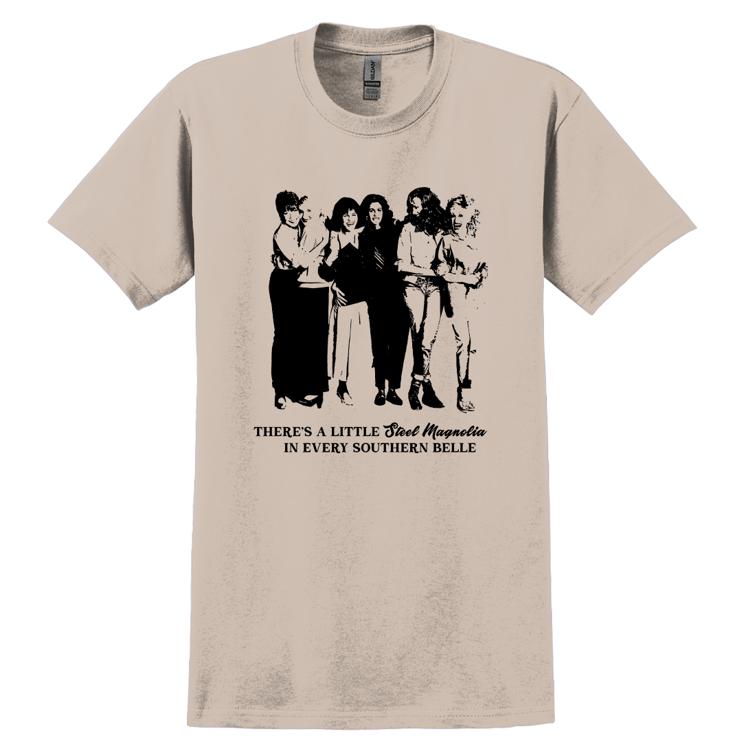 Steel Magnolias Southern Belle T-shirt Dressing Festive sand