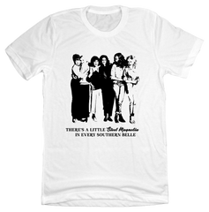 Steel Magnolias Southern Belle T-shirt Dressing Festive white
