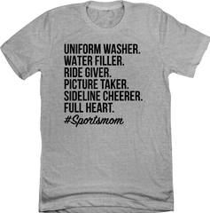 Sports Mom Dressing Festive T-shirt grey