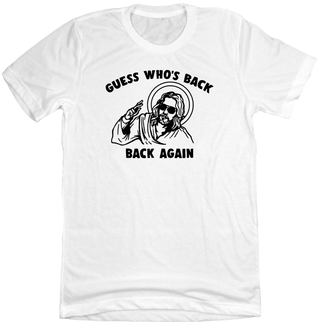 Guess Who's Back Dressing Festive T-shirt white