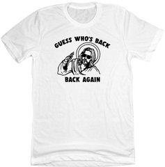 Guess Who's Back Dressing Festive T-shirt white