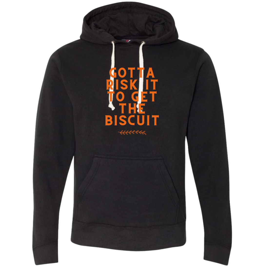 Gotta Risk It For The Biscuit Dressing Festive black hoodie