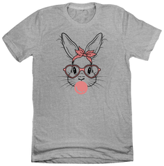 Bunny Gum T-shirt Dressing Festive grey
