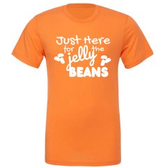 Just Here For the Jelly Beans T-shirt Dressing Festive orange