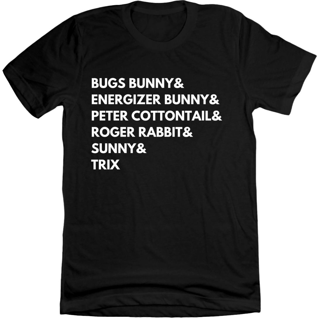 Famous Bunnies Dressing Festive T-shirt black