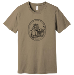 Vintage Easter Family Dressing Festive T-shirt tan