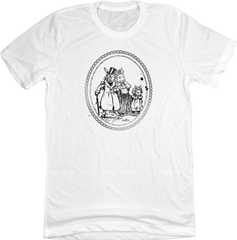 Vintage Easter Family Dressing Festive T-shirt white