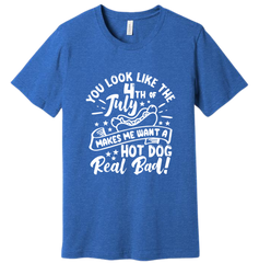 Makes Me Want a Hot Dog Real Bad White Version