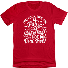 Makes Me Want a Hot Dog Real Bad White Version